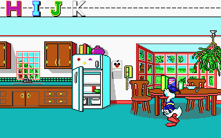 Donald's Alphabet Chase atari screenshot