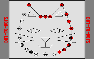 Dot-To-Dots atari screenshot
