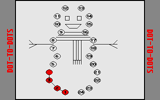 Dot-To-Dots atari screenshot