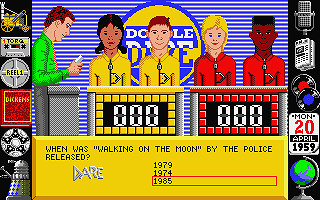 Double Dare atari screenshot