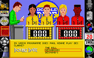 Double Dare atari screenshot