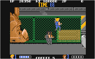 Double Dragon atari screenshot