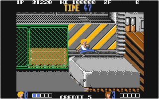 Double Dragon atari screenshot