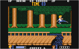 Double Dragon atari screenshot