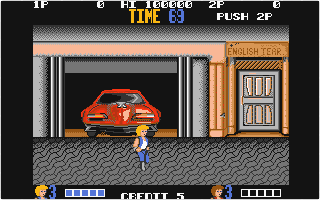 Double Dragon atari screenshot