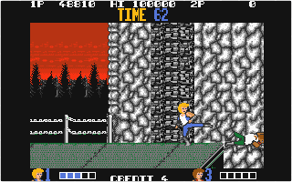 Double Dragon atari screenshot