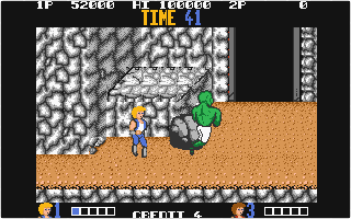 Double Dragon atari screenshot