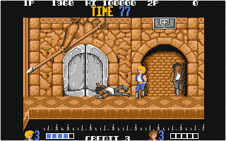 Double Dragon atari screenshot