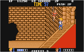 Double Dragon atari screenshot