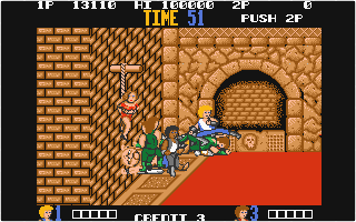 Double Dragon atari screenshot