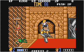 Double Dragon atari screenshot