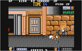 Double Dragon atari screenshot