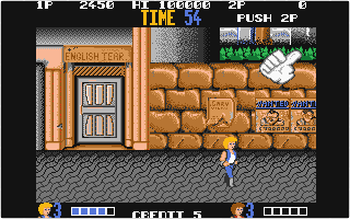 Double Dragon atari screenshot