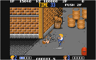 Double Dragon atari screenshot