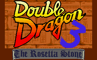 Double Dragon III - The Rosetta Stone atari screenshot