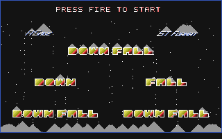 Down Fall atari screenshot