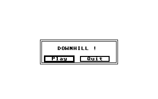 Downhill