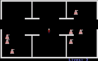 Dr. Who and the Daleks atari screenshot