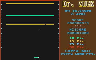 Dr. Zock atari screenshot