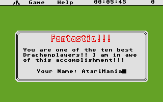 Drachen atari screenshot