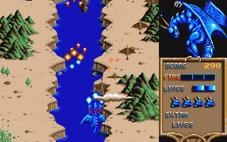 Dragon Spirit atari screenshot