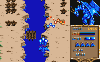 Dragon Spirit atari screenshot