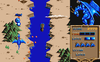 Dragon Spirit atari screenshot