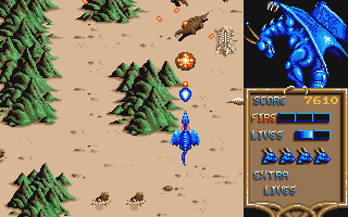 Dragon Spirit atari screenshot