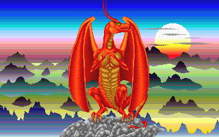 Dragonflight atari screenshot