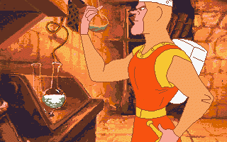 Dragon's Lair atari screenshot