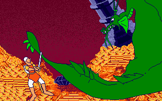 Dragon's Lair atari screenshot