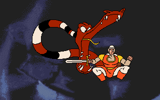 Dragon's Lair II - TimeWarp atari screenshot