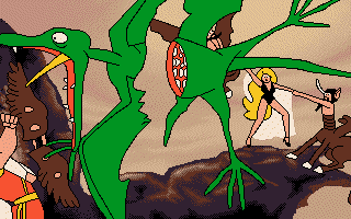 Dragon's Lair II - TimeWarp atari screenshot