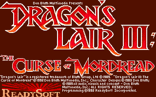 Dragon's Lair III - The Curse of Mordread — screenshot 1