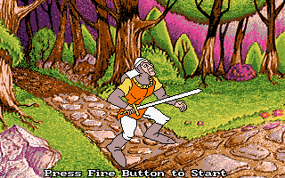 Dragon's Lair III - The Curse of Mordread atari screenshot