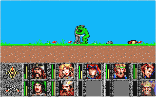 Dragons of Flame atari screenshot
