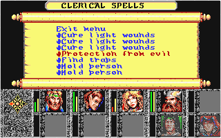 Dragons of Flame atari screenshot