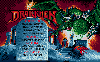 Drakkhen atari screenshot