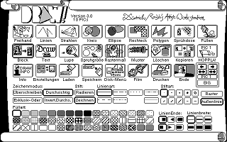 DRAW! - Dietrich Raisin's Artist Workstation atari screenshot