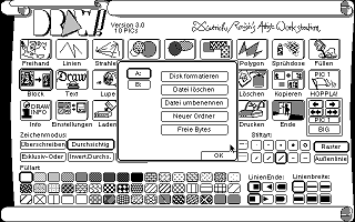 DRAW! - Dietrich Raisin's Artist Workstation atari screenshot