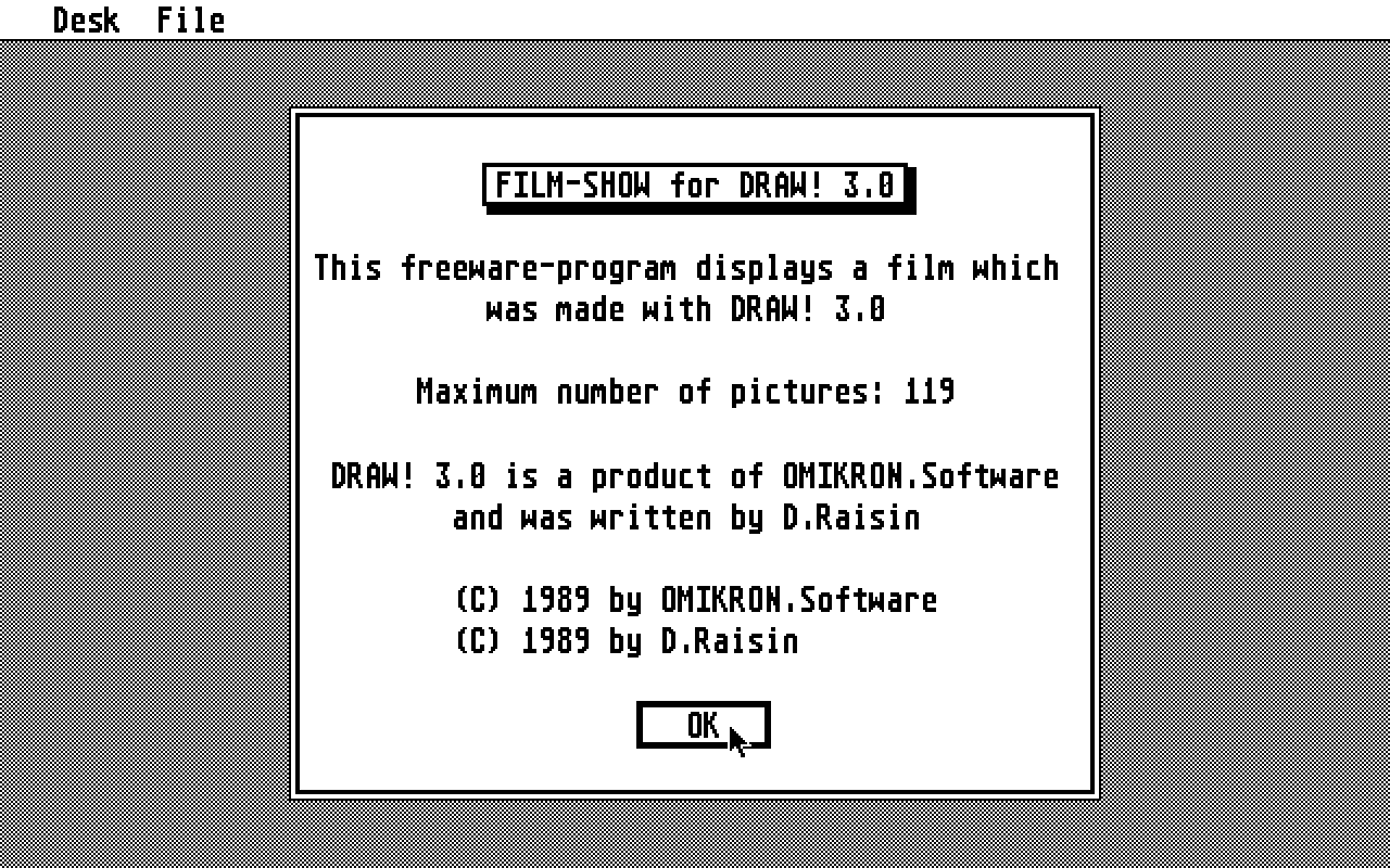DRAW! - Dietrich Raisin's Artist Workstation atari screenshot