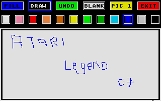 Draw It! atari screenshot