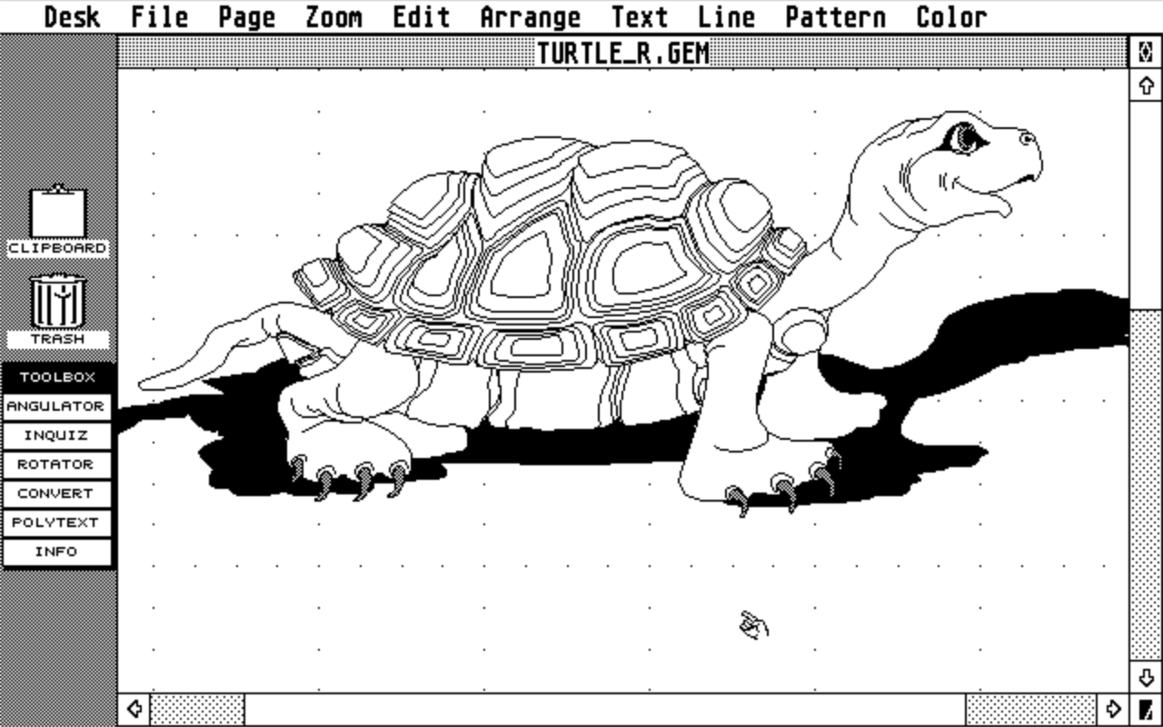 DrawArt Professional atari screenshot