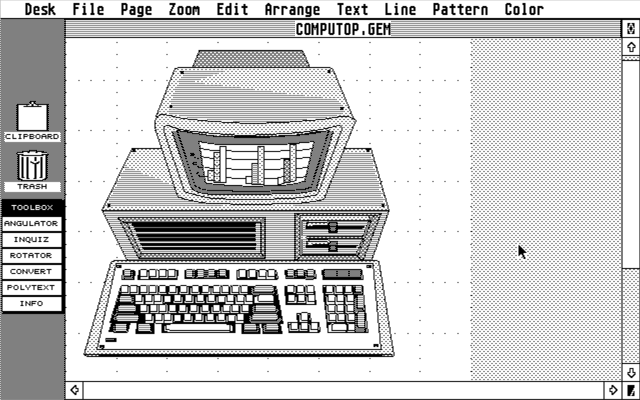 DrawArt Professional atari screenshot
