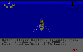 Dreadnoughts atari screenshot