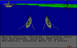 Dreadnoughts atari screenshot