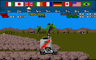 Drivin' Force atari screenshot