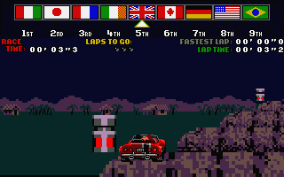 Drivin' Force atari screenshot