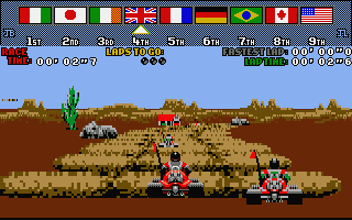 Drivin' Force atari screenshot