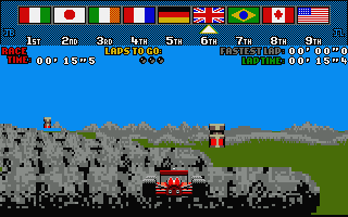 Drivin' Force atari screenshot